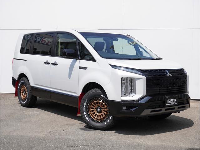 デリカＤ：５ シャモニー　三菱／登録済未使用車／シャモニー／８人乗り／ディーゼル／４ＷＤ／シートヒーター／／電動サイドステップ装着車／８人乗り／アルパイン／ビッグＸ１１インチナビ／フリップダウンモニター／１６インチ社外ホイール（6枚目）