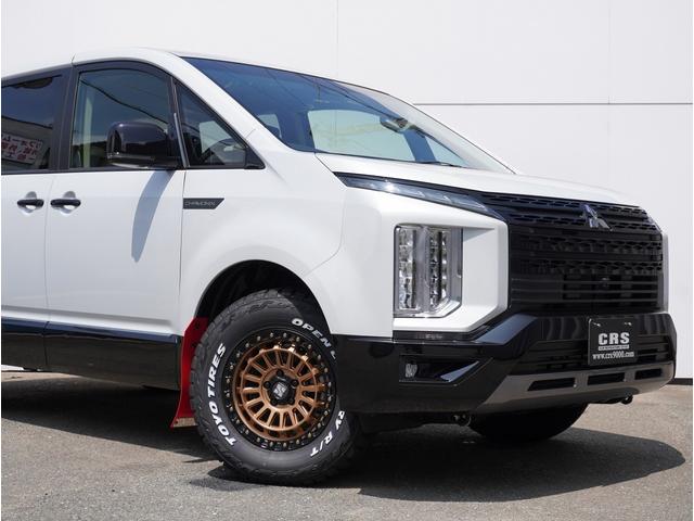 デリカＤ：５ シャモニー　三菱／登録済未使用車／シャモニー／８人乗り／ディーゼル／４ＷＤ／シートヒーター／／電動サイドステップ装着車／８人乗り／アルパイン／ビッグＸ１１インチナビ／フリップダウンモニター／１６インチ社外ホイール（7枚目）