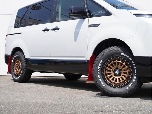 デリカＤ：５ シャモニー　三菱／登録済未使用車／シャモニー／８人乗り／ディーゼル／４ＷＤ／シートヒーター／／電動サイドステップ装着車／８人乗り／アルパイン／ビッグＸ１１インチナビ／フリップダウンモニター／１６インチ社外ホイール（8枚目）