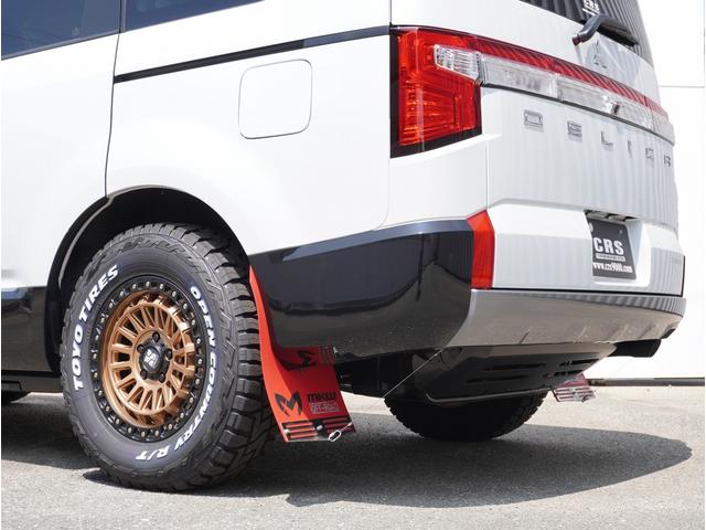 デリカＤ：５ シャモニー　三菱／登録済未使用車／シャモニー／８人乗り／ディーゼル／４ＷＤ／シートヒーター／／電動サイドステップ装着車／８人乗り／アルパイン／ビッグＸ１１インチナビ／フリップダウンモニター／１６インチ社外ホイール（24枚目）