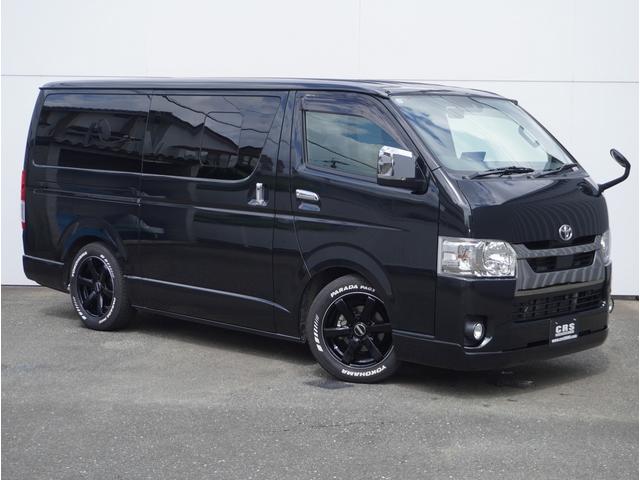 ハイエースバン スーパーＧＬ　ダークプライムＩＩ　ハイエースバン／スーパーＧＬ／ダークプライムＩＩ／２ＷＤ／でイーゼル／ＫＥＮＷＯＯＤナビ／スピーカー増設／１７インチ／ＥＣ－１７／ブラックリムフランジポリッシュ／ヨコハマパラダ（6枚目）