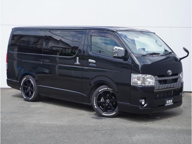 ハイエースバン スーパーＧＬ　ダークプライムＩＩ　ハイエースバン／スーパーＧＬ／ダークプライムＩＩ／２ＷＤ／でイーゼル／ＫＥＮＷＯＯＤナビ／スピーカー増設／１７インチ／ＥＣ－１７／ブラックリムフランジポリッシュ／ヨコハマパラダ（7枚目）