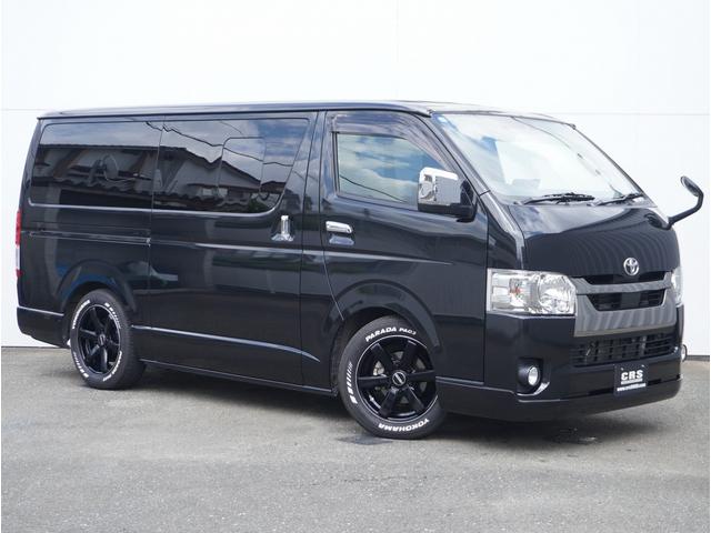 ハイエースバン スーパーＧＬ　ダークプライムＩＩ　ハイエースバン／スーパーＧＬ／ダークプライムＩＩ／２ＷＤ／でイーゼル／ＫＥＮＷＯＯＤナビ／スピーカー増設／１７インチ／ＥＣ－１７／ブラックリムフランジポリッシュ／ヨコハマパラダ（8枚目）