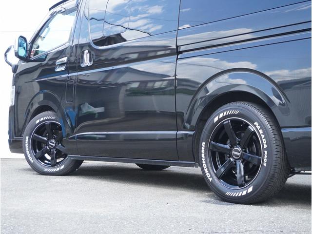 ハイエースバン スーパーＧＬ　ダークプライムＩＩ　ハイエースバン／スーパーＧＬ／ダークプライムＩＩ／２ＷＤ／でイーゼル／ＫＥＮＷＯＯＤナビ／スピーカー増設／１７インチ／ＥＣ－１７／ブラックリムフランジポリッシュ／ヨコハマパラダ（29枚目）