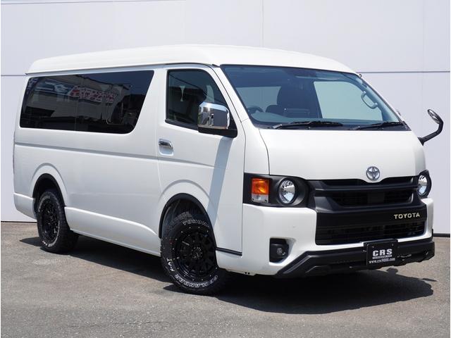 ハイエースワゴン ＧＬ　ＧＬ　未登録新車／１０人乗り／ベッドキット４／内装茶色パノラミックビューモニター／デジタルインナーミラー／スマートキー／コーナーセンサー／セーフティセンス／丸目キット／アルパインビッグＸ／パワスラ（7枚目）