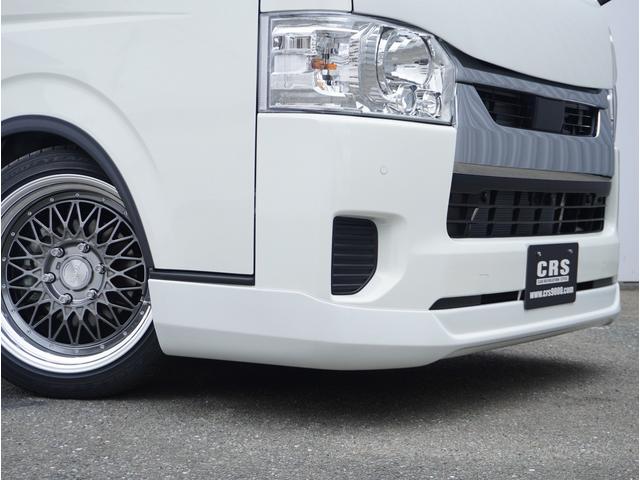 ハイエースバン DX GLパッケージ ハイエース/新車未登録/DX-GLPKG/GS2WD/3/6人乗り//DX-GLパッケージ/CRSカスタム/バットパネル/3インチローダウン/フロントリップVer4/ESSEXホイール/ENCM-18(11枚目)