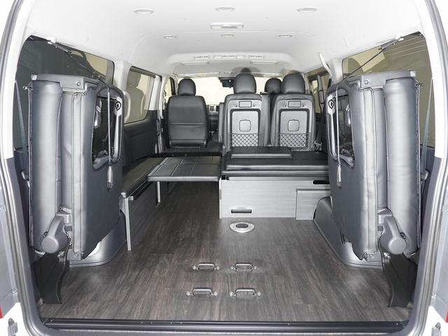 ハイエースワゴン GL 新車未登録/ワゴンGL/ガソリン車/ベットキット架装/10人乗り/デジタルインナーミラー/2インチローダウン/ESSEX/パノラミックビューモニター/カロッツェリア/楽ナビ/7インチナビゲーション(61枚目)