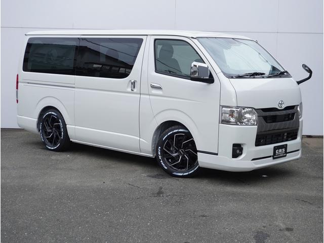 ハイエースバン スーパーGL ダークプライムII ハイエース/ダークプライムII/2WD/ローダウン/カロッツェリア/楽ナビ/ESSEX/フロントリップVer4/EW-17/2インチローダウン/CRSベッドキット/CRSパッケージ/(7枚目)