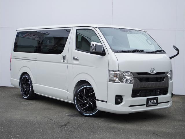 ハイエースバン スーパーGL ダークプライムII ハイエース/ダークプライムII/2WD/ローダウン/カロッツェリア/楽ナビ/ESSEX/フロントリップVer4/EW-17/2インチローダウン/CRSベッドキット/CRSパッケージ/(9枚目)