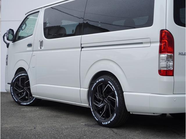 ハイエースバン スーパーGL ダークプライムII ハイエース/ダークプライムII/2WD/ローダウン/カロッツェリア/楽ナビ/ESSEX/フロントリップVer4/EW-17/2インチローダウン/CRSベッドキット/CRSパッケージ/(25枚目)