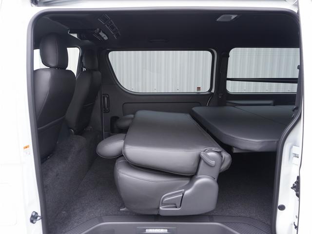 ハイエースバン スーパーGL ダークプライムII ハイエース/ダークプライムII/2WD/ローダウン/カロッツェリア/楽ナビ/ESSEX/フロントリップVer4/EW-17/2インチローダウン/CRSベッドキット/CRSパッケージ/(59枚目)