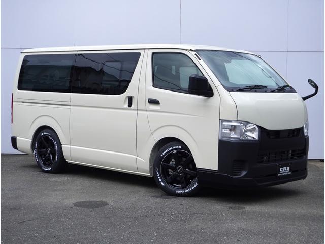 ハイエースバン ＤＸ　新車未登録／ＤＸ／ライトイエロー／ディーゼル／２ＷＤ／デジタルインナーミラー／パノラミックビューモニター／ＥＳＳＥＸ／１７インチホイール／バッドパネル／パナソニックナビ／ストラーダ／ＣＲＳカスタム（6枚目）