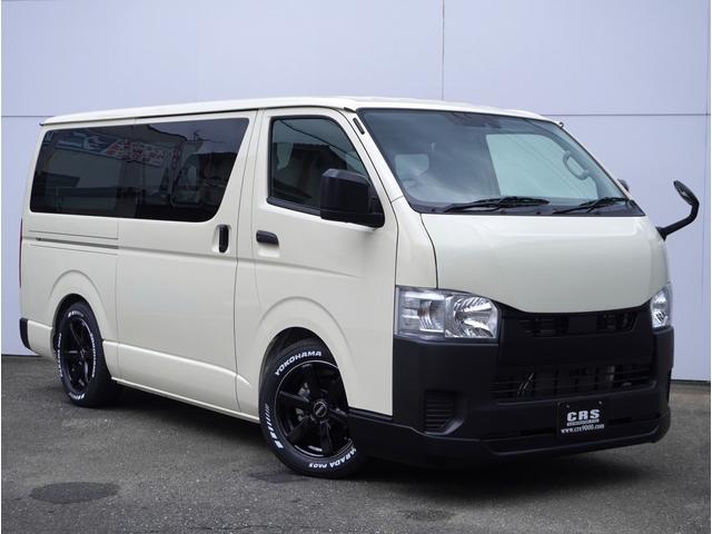 ハイエースバン ＤＸ　新車未登録／ＤＸ／ライトイエロー／ディーゼル／２ＷＤ／デジタルインナーミラー／パノラミックビューモニター／ＥＳＳＥＸ／１７インチホイール／バッドパネル／パナソニックナビ／ストラーダ／ＣＲＳカスタム（7枚目）