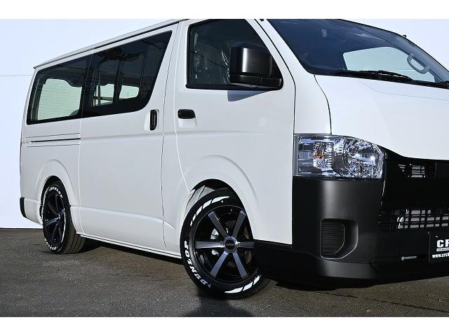 ハイエースバン ロングＤＸ　新車未登録／ＤＸ／２ＷＤ／ガソリン車／３／６人乗り／９ｋｍ／ＣＲＳ／ＥＳＳＥＥＸ／バッドパネル／２インチローダウン／カロッツェリア／楽ナビ／デジタルインナーミラー／ＥＴＣ／パノラミックビューモニター（11枚目）