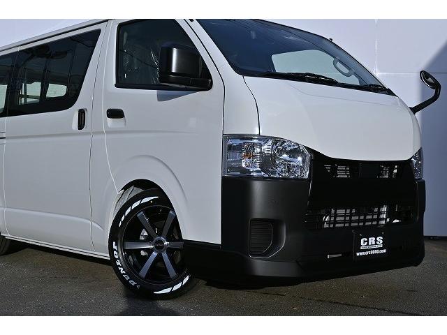 ハイエースバン ロングＤＸ　新車未登録／ＤＸ／２ＷＤ／ガソリン車／３／６人乗り／９ｋｍ／ＣＲＳ／ＥＳＳＥＥＸ／バッドパネル／２インチローダウン／カロッツェリア／楽ナビ／デジタルインナーミラー／ＥＴＣ／パノラミックビューモニター（12枚目）