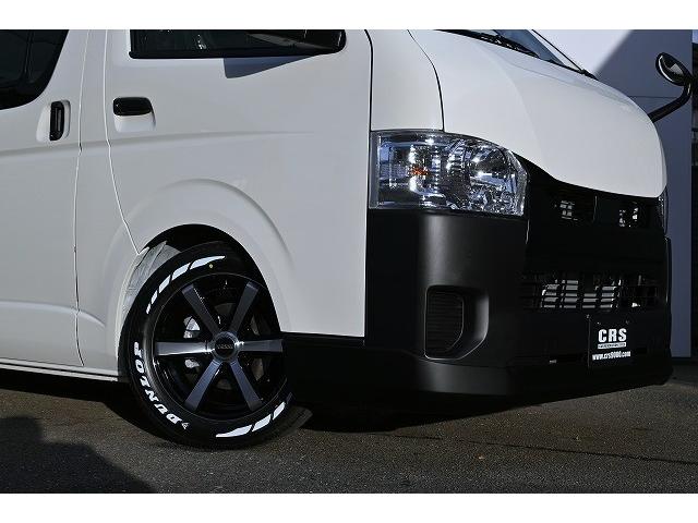 ハイエースバン ロングＤＸ　新車未登録／ＤＸ／２ＷＤ／ガソリン車／３／６人乗り／９ｋｍ／ＣＲＳ／ＥＳＳＥＥＸ／バッドパネル／２インチローダウン／カロッツェリア／楽ナビ／デジタルインナーミラー／ＥＴＣ／パノラミックビューモニター（14枚目）