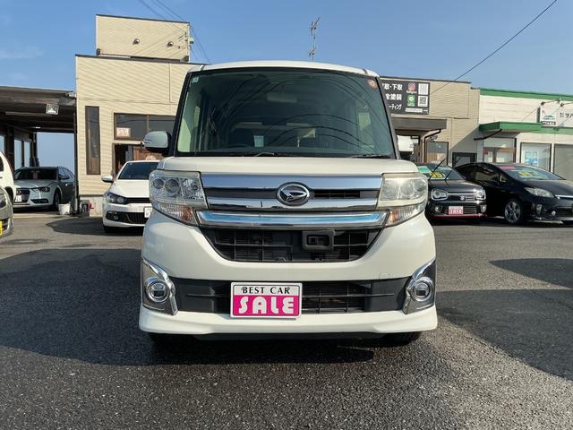 タント カスタムＲＳ　ＳＡ　ＲＳ　スマートキー　プッシュスタート　純正アルミ　パワースライドドア　リアシェード　ステアリングスイッチ　ナビ　Ｂｌｕｅｔｏｏｔｈ　ＴＶバックカメラ　ＥＴＣ（2枚目）