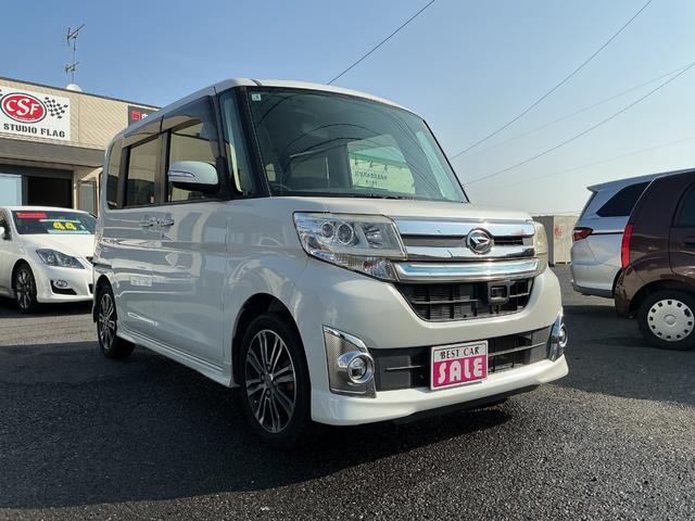 タント カスタムＲＳ　ＳＡ　ＲＳ　スマートキー　プッシュスタート　純正アルミ　パワースライドドア　リアシェード　ステアリングスイッチ　ナビ　Ｂｌｕｅｔｏｏｔｈ　ＴＶバックカメラ　ＥＴＣ（6枚目）