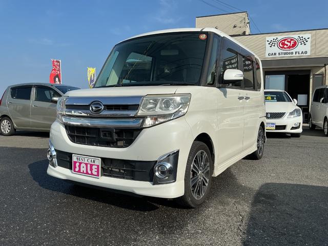 タント カスタムＲＳ　ＳＡ　ＲＳ　スマートキー　プッシュスタート　純正アルミ　パワースライドドア　リアシェード　ステアリングスイッチ　ナビ　Ｂｌｕｅｔｏｏｔｈ　ＴＶバックカメラ　ＥＴＣ（7枚目）