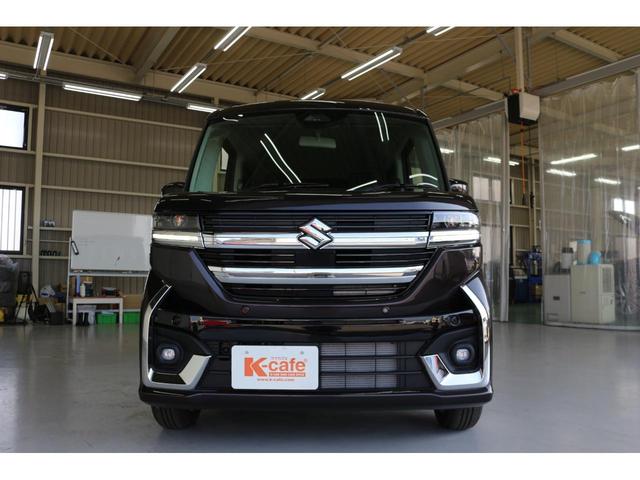 スペーシアカスタム ハイブリッドＧＳ　両側スライド・片側電動　クリアランスソナー　オートクルーズコントロール　レーンアシスト　衝突被害軽減システム　オートライト　ＬＥＤヘッドランプ　スマートキー　アイドリングストップ　電動格納ミラー（2枚目）