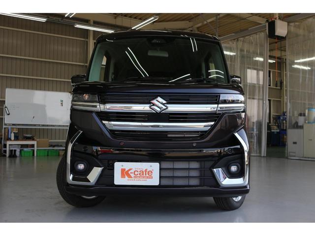 スペーシアカスタム ハイブリッドＧＳ　両側スライド・片側電動　クリアランスソナー　オートクルーズコントロール　レーンアシスト　衝突被害軽減システム　オートライト　ＬＥＤヘッドランプ　スマートキー　アイドリングストップ　電動格納ミラー（9枚目）