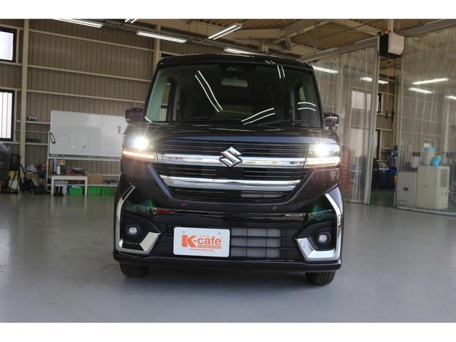 スペーシアカスタム ハイブリッドＧＳ　両側スライド・片側電動　クリアランスソナー　オートクルーズコントロール　レーンアシスト　衝突被害軽減システム　オートライト　ＬＥＤヘッドランプ　スマートキー　アイドリングストップ　電動格納ミラー（11枚目）