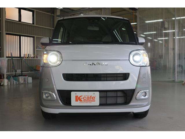 ムーヴキャンバス ストライプスＧ　両側電動スライドドア　クリアランスソナー　衝突被害軽減システム　オートライト　ＬＥＤヘッドランプ　スマートキー　アイドリングストップ　電動格納ミラー　シートヒーター　ベンチシート　ＣＶＴ（27枚目）