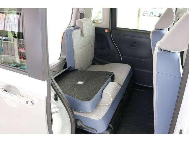 ムーヴキャンバス ストライプスＧ　両側電動スライドドア　クリアランスソナー　衝突被害軽減システム　オートライト　ＬＥＤヘッドランプ　スマートキー　アイドリングストップ　電動格納ミラー　シートヒーター　ベンチシート　ＣＶＴ（59枚目）