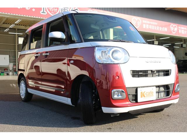 ムーヴキャンバス ストライプスＧ　バックカメラ　両側電動スライドドア　クリアランスソナー　衝突被害軽減システム　オートライト　ＬＥＤヘッドランプ　スマートキー　アイドリングストップ　電動格納ミラー　シートヒーター　ベンチシート　ＣＶＴ（13枚目）