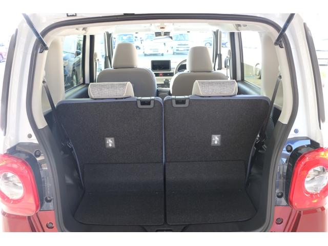 ムーヴキャンバス ストライプスＧ　バックカメラ　両側電動スライドドア　クリアランスソナー　衝突被害軽減システム　オートライト　ＬＥＤヘッドランプ　スマートキー　アイドリングストップ　電動格納ミラー　シートヒーター　ベンチシート　ＣＶＴ（18枚目）