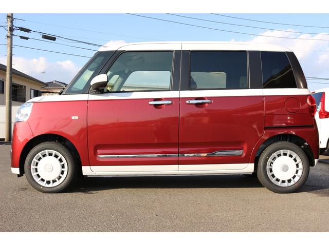 ムーヴキャンバス ストライプスＧ　バックカメラ　両側電動スライドドア　クリアランスソナー　衝突被害軽減システム　オートライト　ＬＥＤヘッドランプ　スマートキー　アイドリングストップ　電動格納ミラー　シートヒーター　ベンチシート　ＣＶＴ（21枚目）