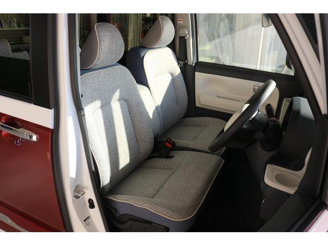 ムーヴキャンバス ストライプスＧ　バックカメラ　両側電動スライドドア　クリアランスソナー　衝突被害軽減システム　オートライト　ＬＥＤヘッドランプ　スマートキー　アイドリングストップ　電動格納ミラー　シートヒーター　ベンチシート　ＣＶＴ（25枚目）