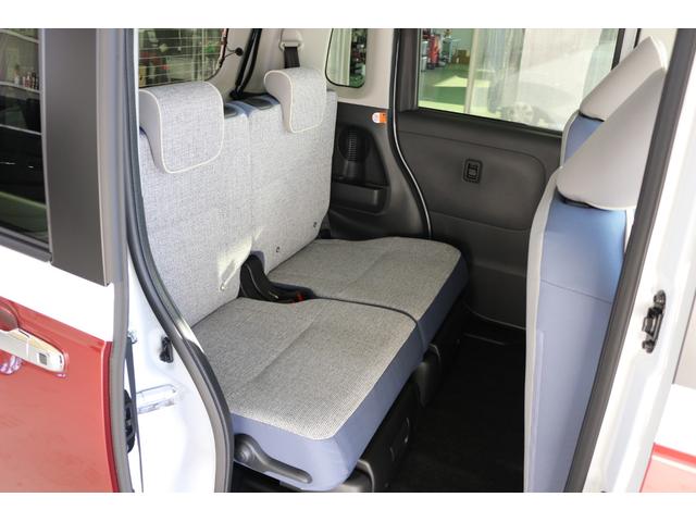 ムーヴキャンバス ストライプスＧ　バックカメラ　両側電動スライドドア　クリアランスソナー　衝突被害軽減システム　オートライト　ＬＥＤヘッドランプ　スマートキー　アイドリングストップ　電動格納ミラー　シートヒーター　ベンチシート　ＣＶＴ（26枚目）