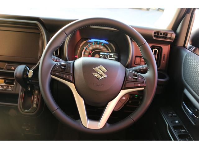 ハスラー タフワイルド　クリアランスソナー　オートクルーズコントロール　レーンアシスト　衝突被害軽減システム　オートライト　ＬＥＤヘッドランプ　ヘッドライトウォッシャー　スマートキー　電動格納ミラー　シートヒーター　ＣＶＴ（3枚目）