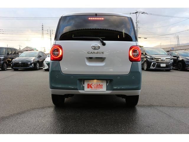 ムーヴキャンバス ストライプスＧ　バックカメラ　両側電動スライドドア　クリアランスソナー　衝突被害軽減システム　オートライト　ＬＥＤヘッドランプ　スマートキー　アイドリングストップ　電動格納ミラー　シートヒーター　ベンチシート　ＣＶＴ（22枚目）