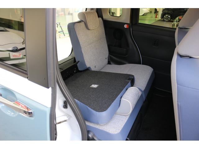 ムーヴキャンバス ストライプスＧ　バックカメラ　両側電動スライドドア　クリアランスソナー　衝突被害軽減システム　オートライト　ＬＥＤヘッドランプ　スマートキー　アイドリングストップ　電動格納ミラー　シートヒーター　ベンチシート　ＣＶＴ（39枚目）