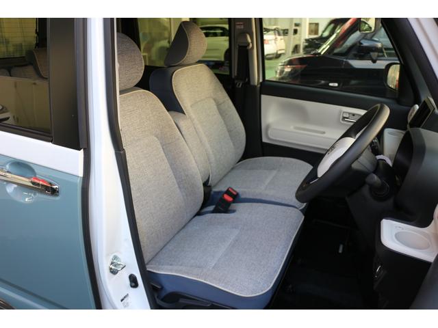 ムーヴキャンバス ストライプスＧ　バックカメラ　両側電動スライドドア　クリアランスソナー　衝突被害軽減システム　オートライト　ＬＥＤヘッドランプ　スマートキー　アイドリングストップ　電動格納ミラー　シートヒーター　ベンチシート　ＣＶＴ（45枚目）