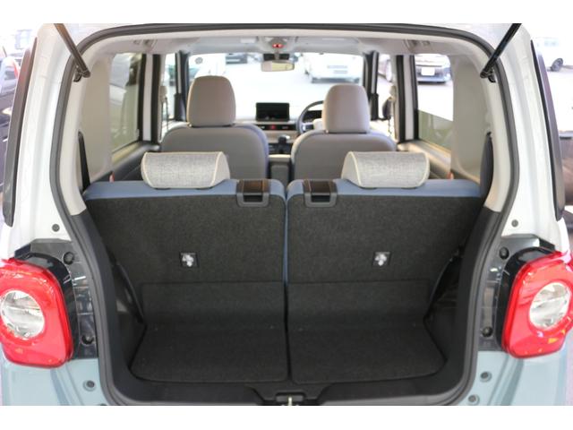 ムーヴキャンバス ストライプスＧ　バックカメラ　両側電動スライドドア　クリアランスソナー　衝突被害軽減システム　オートライト　ＬＥＤヘッドランプ　スマートキー　アイドリングストップ　電動格納ミラー　シートヒーター　ベンチシート　ＣＶＴ（53枚目）