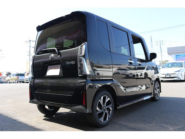 タント カスタムＸ　両側電動スライドドア　衝突被害軽減ブレーキ　スマートキー　クリアランスソナー　ＥＣＳ　アイドリングストップ　ＬＥＤヘッドライト　シートヒーター　衝突軽減ブレーキ　リアコーナーセンサー　車線逸脱防止（5枚目）