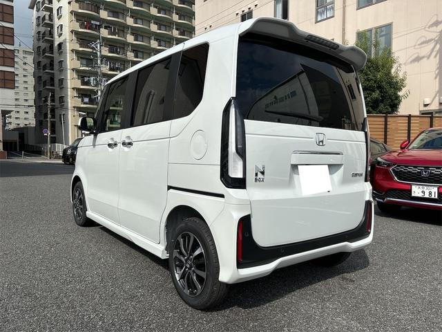 Ｎ－ＢＯＸカスタム ベースグレード　バックカメラ　フロントカメラ　両側スライド・片側電動　クリアランスソナー　オートクルーズコントロール　レーンアシスト　オートライト　スマートキー　アイドリングストップ　電動格納ミラー　シートヒーター（22枚目）