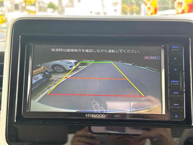 スペーシア ハイブリッドＸ　バックカメラ　両側電動スライドドア　ナビ　ＴＶ　クリアランスソナー　レーンアシスト　衝突被害軽減システム　オートライト　スマートキー　アイドリングストップ　電動格納ミラー　シートヒーター　ベンチシート（8枚目）