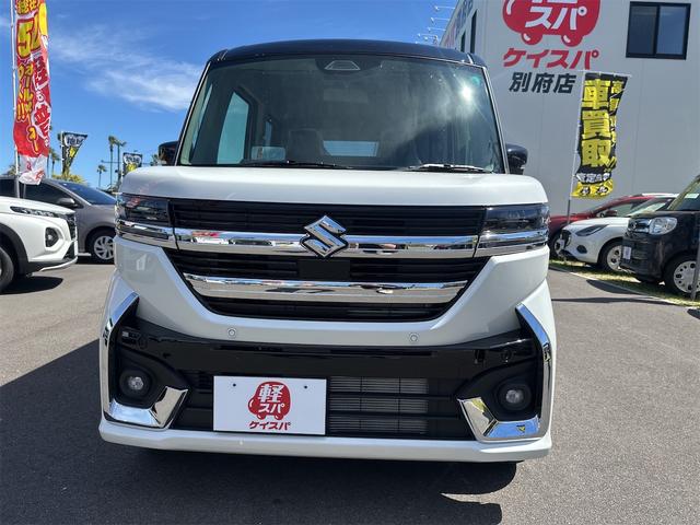 スペーシアカスタム ハイブリッドＸＳターボ　両側電動スライドドア　クリアランスソナー　オートクルーズコントロール　レーンアシスト　衝突被害軽減システム　オートライト　ＬＥＤヘッドランプ　スマートキー　アイドリングストップ　電動格納ミラー（17枚目）