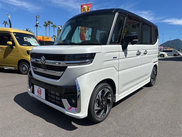 スペーシアカスタム ハイブリッドＸＳターボ　両側電動スライドドア　クリアランスソナー　オートクルーズコントロール　レーンアシスト　衝突被害軽減システム　オートライト　ＬＥＤヘッドランプ　スマートキー　アイドリングストップ　電動格納ミラー（56枚目）