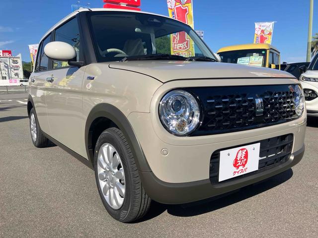 アルトラパン ハイブリッドX クリアランスソナー レーンアシスト 衝突被害軽減システム オートライト LEDヘッドランプ スマートキー アイドリングストップ 電動格納ミラー シートヒーター ベンチシート CVT 盗難防止システム(12枚目)