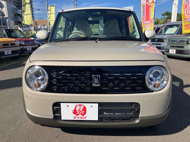 アルトラパン ハイブリッドX クリアランスソナー レーンアシスト 衝突被害軽減システム オートライト LEDヘッドランプ スマートキー アイドリングストップ 電動格納ミラー シートヒーター ベンチシート CVT 盗難防止システム(13枚目)