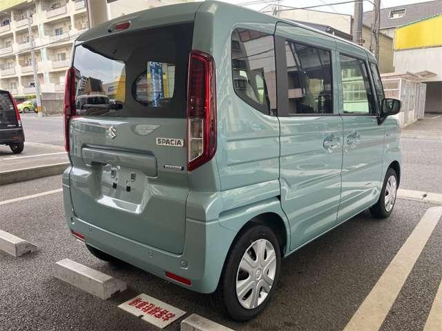 スペーシア ハイブリッドG 両側スライドドア クリアランスソナー 衝突被害軽減システム オートライト LEDヘッドランプ スマートキー アイドリングストップ 電動格納ミラー ベンチシート CVT 盗難防止システム ABS ESC(9枚目)