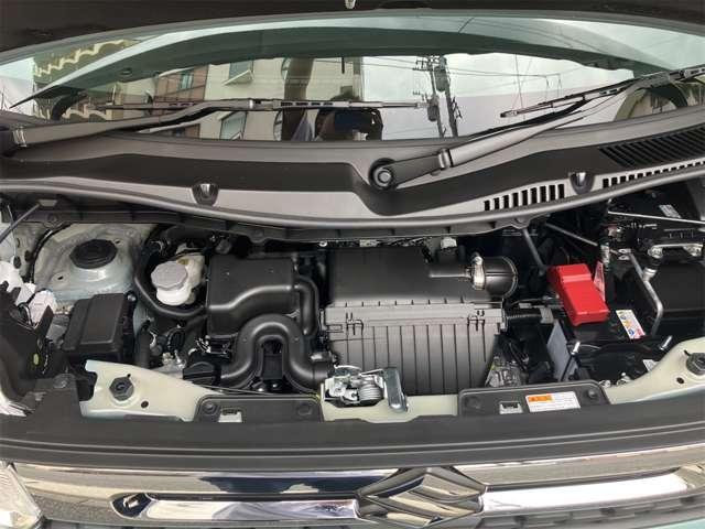 スペーシア ハイブリッドG 両側スライドドア クリアランスソナー 衝突被害軽減システム オートライト LEDヘッドランプ スマートキー アイドリングストップ 電動格納ミラー ベンチシート CVT 盗難防止システム ABS ESC(17枚目)