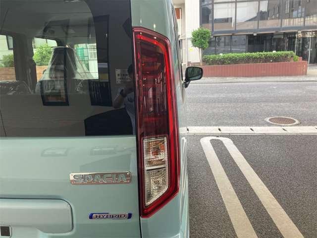 スペーシア ハイブリッドG 両側スライドドア クリアランスソナー 衝突被害軽減システム オートライト LEDヘッドランプ スマートキー アイドリングストップ 電動格納ミラー ベンチシート CVT 盗難防止システム ABS ESC(34枚目)