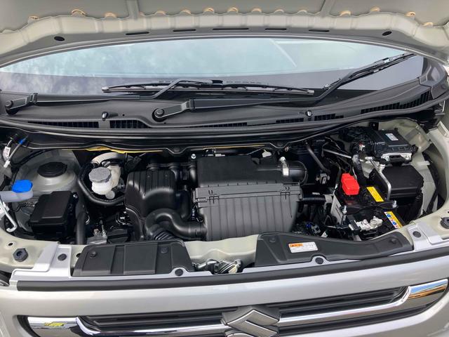 ワゴンR FX クリアランスソナー レーンアシスト 衝突被害軽減システム オートライト スマートキー 電動格納ミラー シートヒーター ベンチシート CVT 盗難防止システム ABS ESC 衝突安全ボディ エアコン(19枚目)