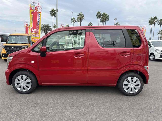 ワゴンR FX クリアランスソナー レーンアシスト 衝突被害軽減システム オートライト スマートキー 電動格納ミラー シートヒーター ベンチシート CVT 盗難防止システム ABS ESC 衝突安全ボディ エアコン(63枚目)